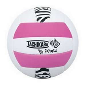 Tachikara ZEBRA Pink Recreational Volleyball:  Sports 