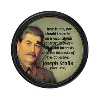 Joseph Stalin Wall Clock by philosophy_shop .co.uk