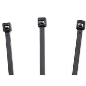  9 40 lb. Black UV Stabilized Nylon Cable Ties