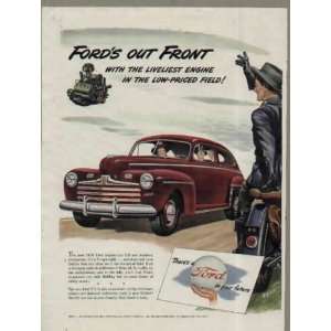   Liveliest Engine in the Low Priced Field! .. 1946 Ford Ad, A3305