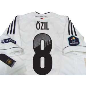  OZIL #8 Germany Home Euro2012 Patches Soccer Jersey 
