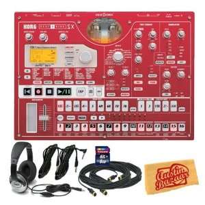  Korg ESX1SD Electribe Music Production Sampler Bundle with 