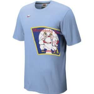 Minnesota Twins Blue Nike Cooperstown Up In The Zone Tee:  