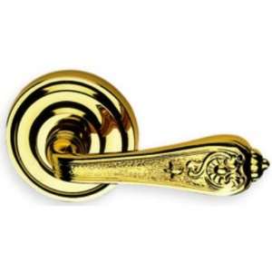   Omnia Lever Latchsets 252 Passage Polished Brass