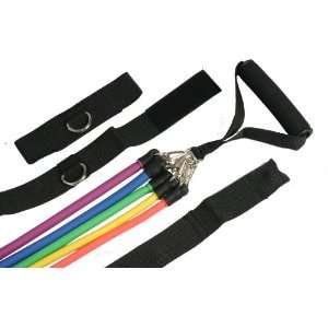  Exercise variable Resistance band 5 level Latex tubes 