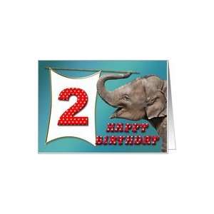  Baby Elephant card for a 2 year old Card: Toys & Games
