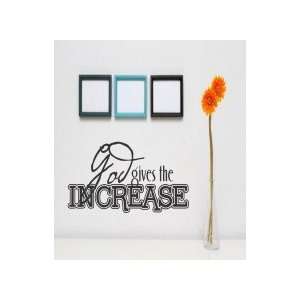 God gives the increase: Home Improvement