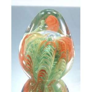   Blown Glass Art Crystal Rainbow Paperweight PP 0141 