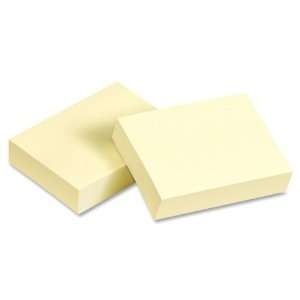 22662 Sticky Note Pad, Removable   1.50 x 2   Pastel Yellow   12 