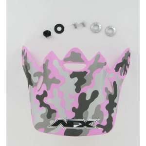  AFX Helmet Peak , Color Pink, Style Camo 0132 0451 Automotive