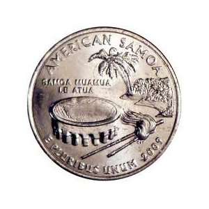    2009 P&D Uncirculated American Samoa Quarters 