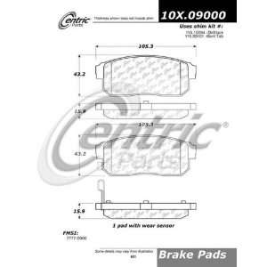  Centric Parts 301.09000 Premium Ceramic Disc Brake Pads 
