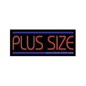  Plus Size Outdoor Neon Sign 13 x 32