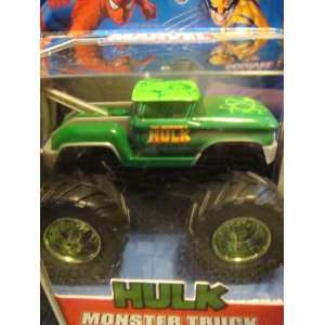   Marvel Monster Truck {HULK} Green Diecast Scale 1/64 
