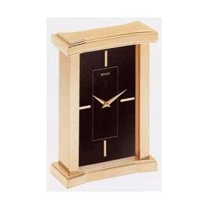 MOVADO Gold Plated Brass Desk Clock: Home & Kitchen
