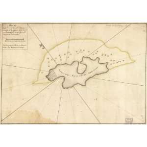  1700s map of Escudo de Veraguas Island, Panama,: Home 