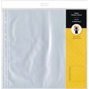   12 Inch Top Loading Page Protectors 10/Pkg (3 Pack)