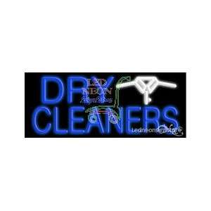 Dry Cleaners Logo Neon Sign 13 Tall x 32 Wide x 3 Deep:  