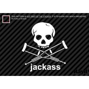  Jackass   Sticker   Decal   Die Cut 