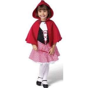   : Lil Red Riding Hood Child Costume Size 8 10 yrs Large: Toys & Games