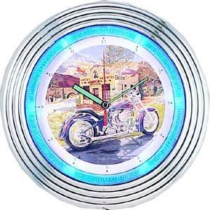  American Made   Neonique Led Wall Clock: Home & Kitchen