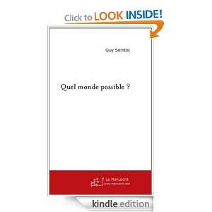 Quel Monde Possible (French Edition) Sembic Guy  Kindle 