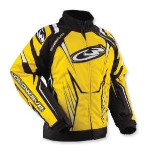  COLDWAVE SNO FIRE TEXTILE SNOWMOBILE JACKET YELLOW MD 