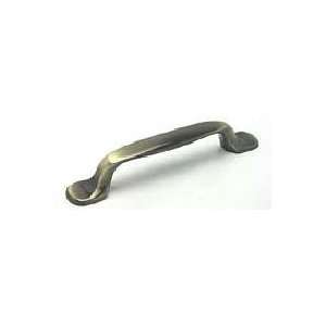  Cabinet Pull, Euro Moderno, Brushed Antique Brass: Home 