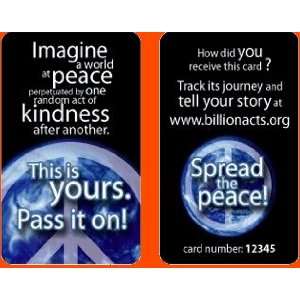  Spread the Peace Card   5 Pack 