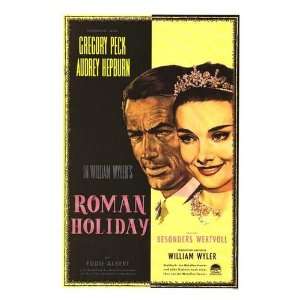 Roman Holiday Movie Poster, 11 x 17 (1953):  Home 