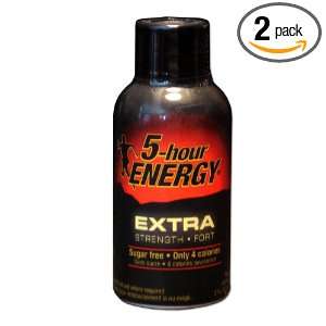  5 hour Energy Extra Strength, Berry, 2 Count (Pack of 2 