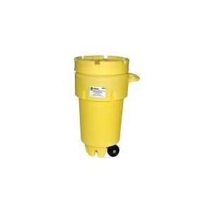  ENPAC 1259 YE Overpack/Salvage Drum,Wheeled,50 Gal.