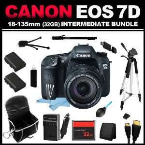  EOS 7D 18 MP CMOS Digital SLR Camera with 3 Inch LCD and 18 135mm 