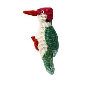  Anne Claire Petit Crocheted Woodpecker   Apple Green: Home 