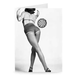  Glamour Model   Greeting Card (Pack of 2)   7x5 inch 