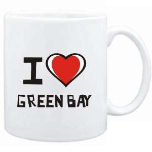  Mug White I love Green Bay  Usa Cities: Sports 