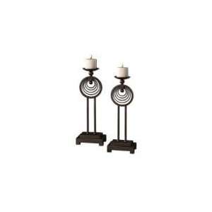  Uttermost 19444 Ciro Candle Holder in Oil Rubbed Bronze 