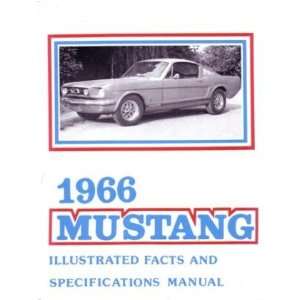  1966 FORD MUSTANG Facts Features Sales Brochure Book 
