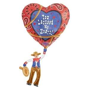  Valentines Balloon   Western Style Cowboy Heart: Toys 