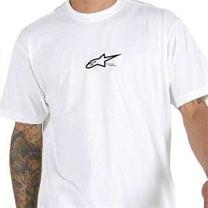  Alpinestars Logo Astar T Shirt   Large/White: Automotive