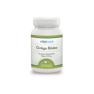   Ginkgo Brain Health Supplement 120 mg 50 Vegicaps