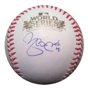  Signed Yadier Molina 2011 World Series Baseball Cardinals 