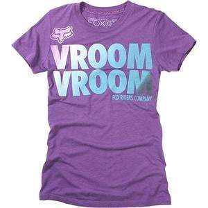  Fox Racing Womens Word Up T Shirt   X Large/Violet 
