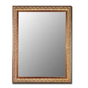   300500 Cameo 28x38 Antique Gold On Gold Leaf Wall Mirror 300500 Home