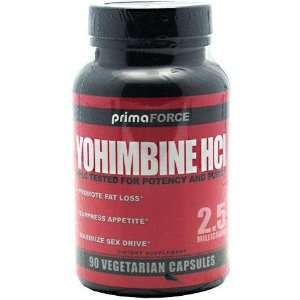  Primaforce Yohimbine HCl, 90 vegetarian capsules (Sport 