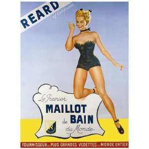  Reard Le Premier Maillot De Bain by Unknown 18x24 Health 