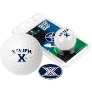  Xavier Musketeers XU NCAA Collegiate Logo Golf Ball & Ball 