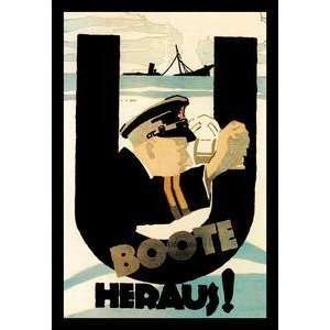 Vintage Art U Boats Are Out   01325 7: Home & Kitchen