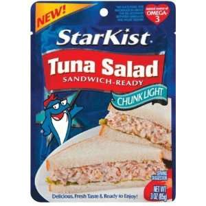 Starkist Tuna Salad Chunk Light, 3 oz Pouches, 24 ct (Quantity of 1)