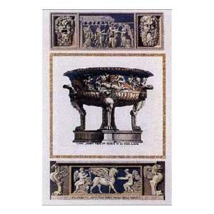  Italian Relief Antique Cup Poster Print: Home & Kitchen